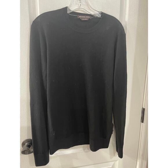 Michael Kors black Italian Merino wool sweater Sz S - Picture 1 of 11